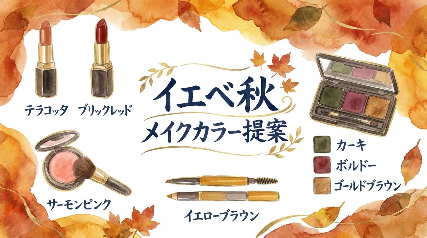 イエベ秋 メイクカラー提案