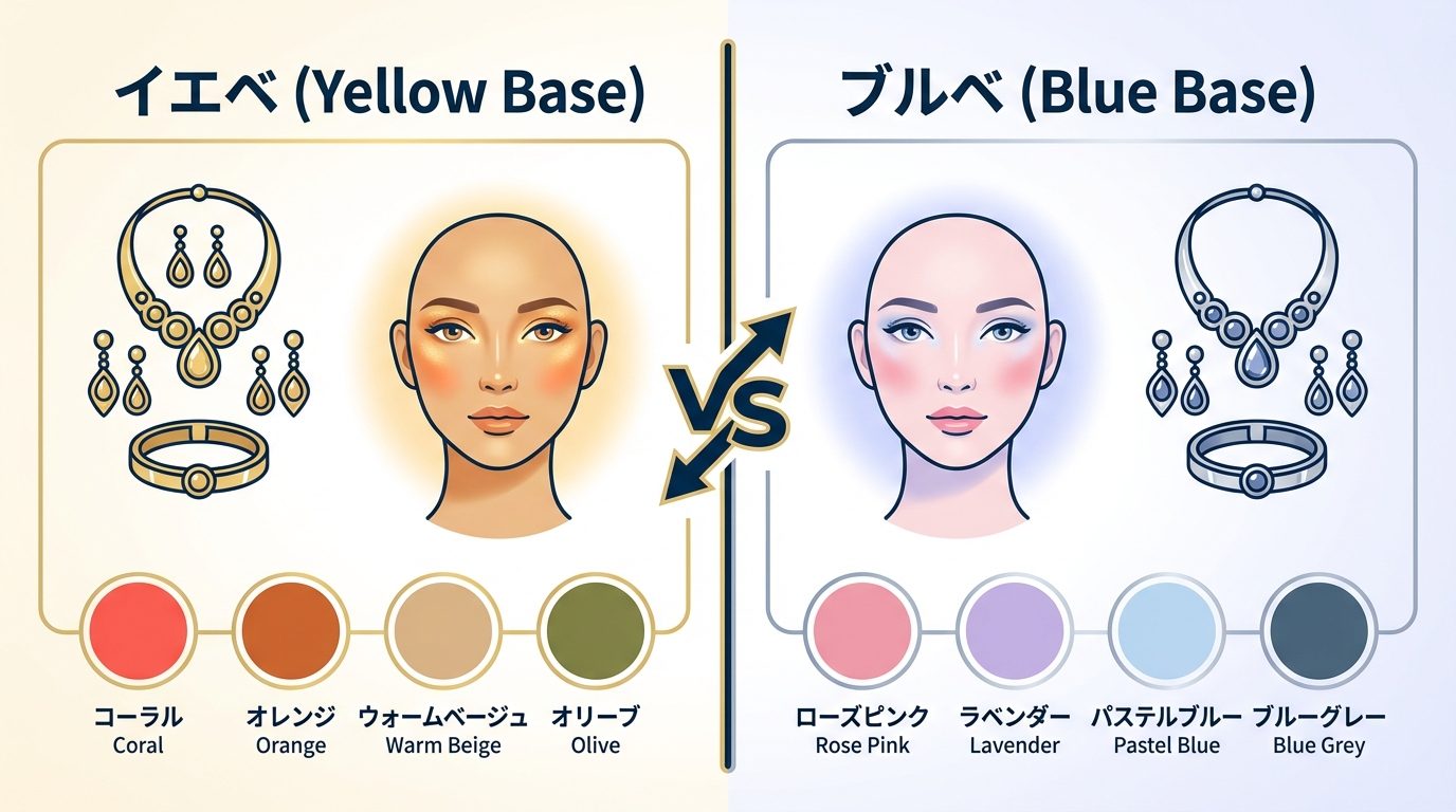 イエベとブルベの見分け方