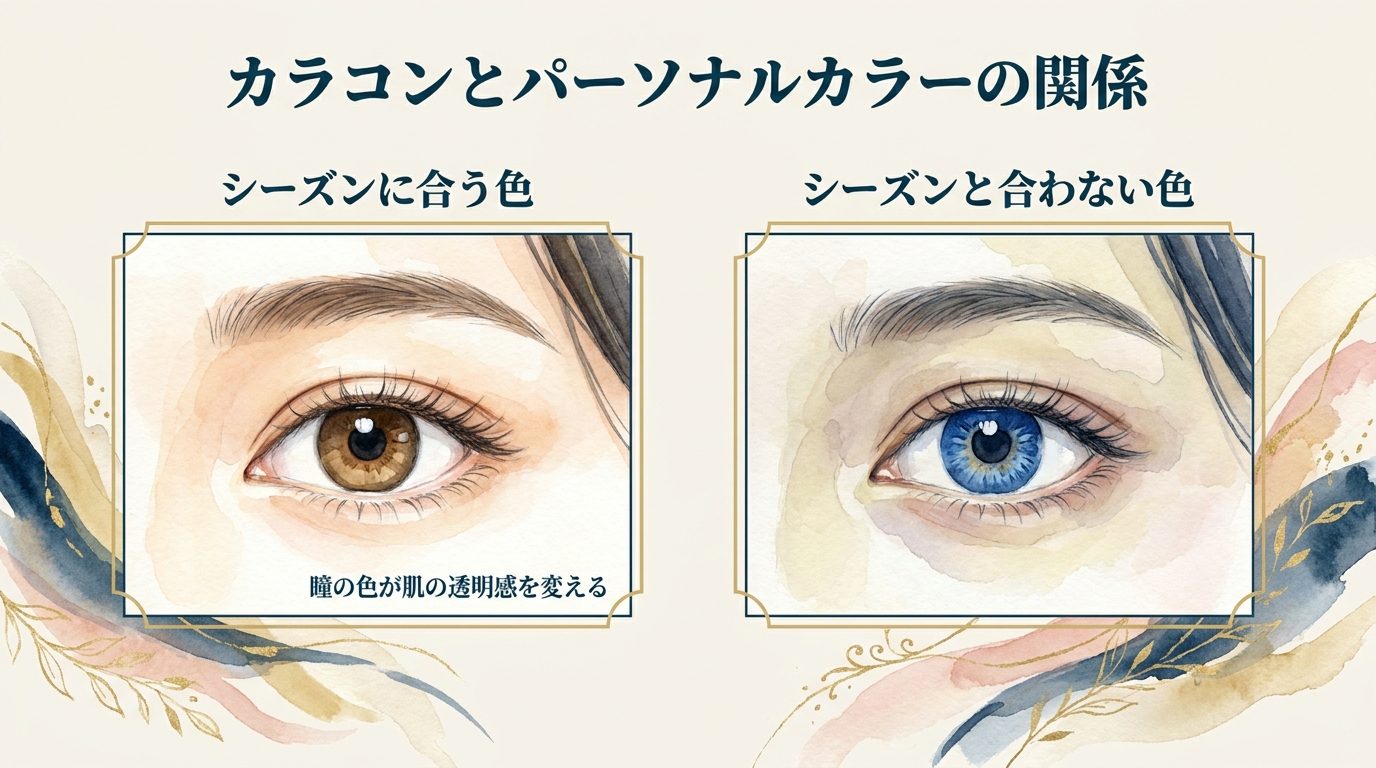 カラコンとパーソナルカラーの関係