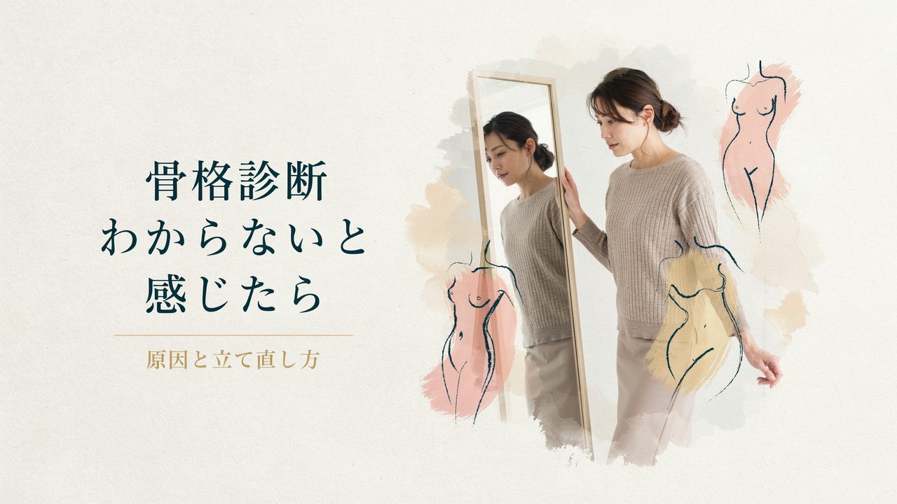 骨格診断がわからない時のサムネ