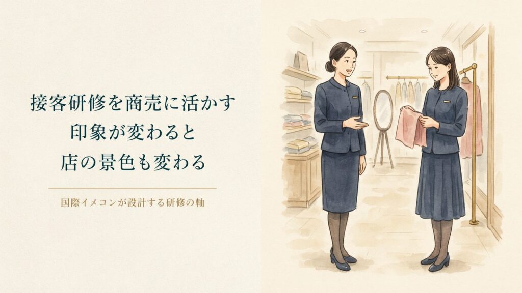 接客研修を商売に活かす サムネ