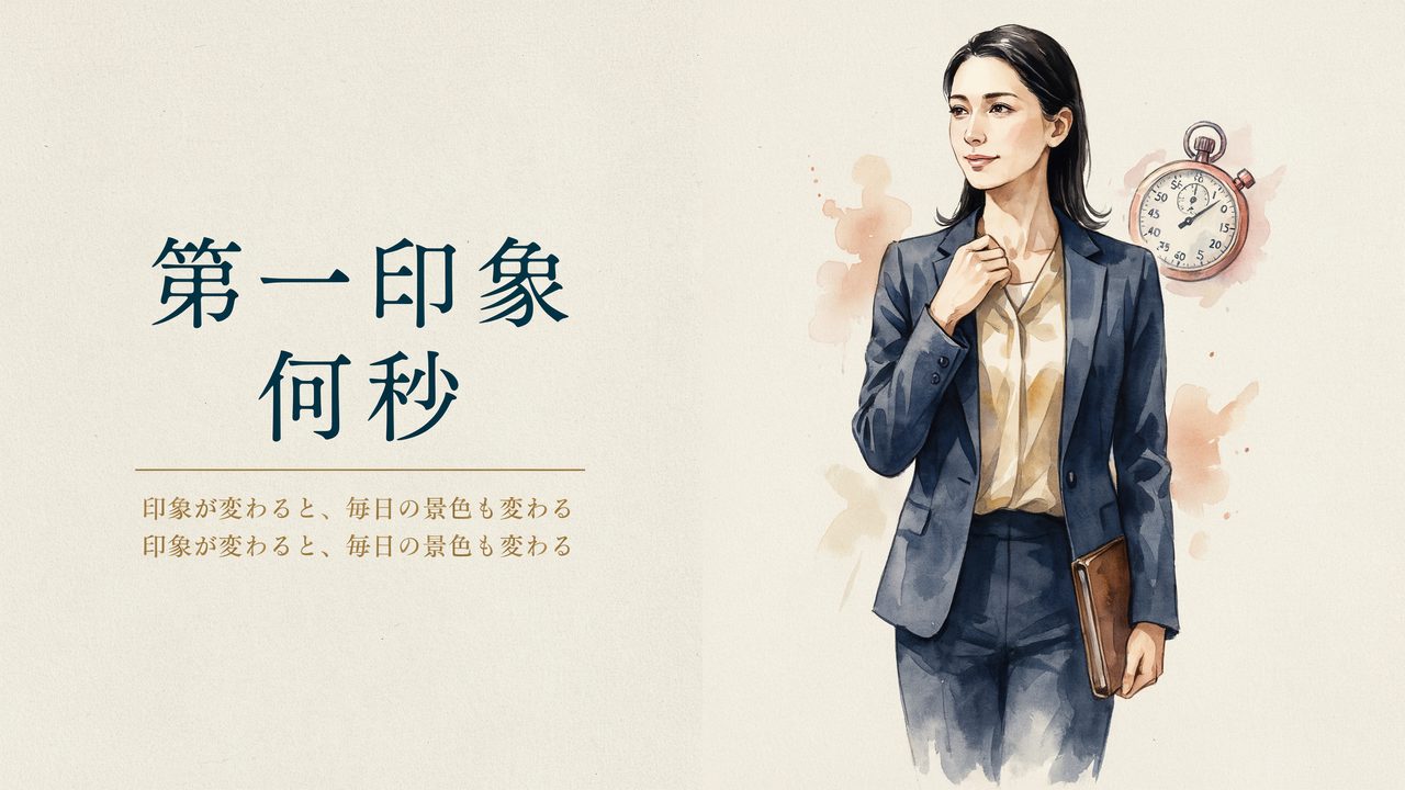 第一印象は何秒のサムネ