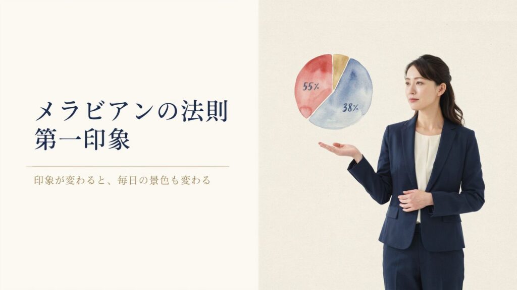 メラビアンの法則を整えるサムネイル