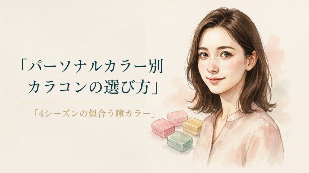 パーソナルカラー別カラコンの選び方