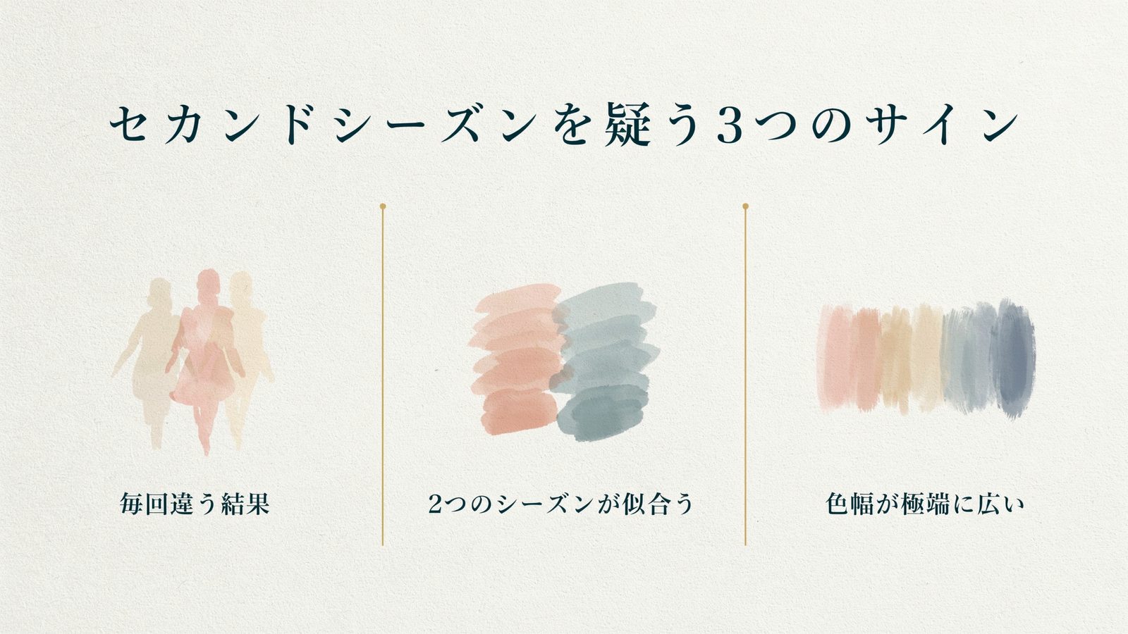 セカンドシーズンを疑う3つのサイン