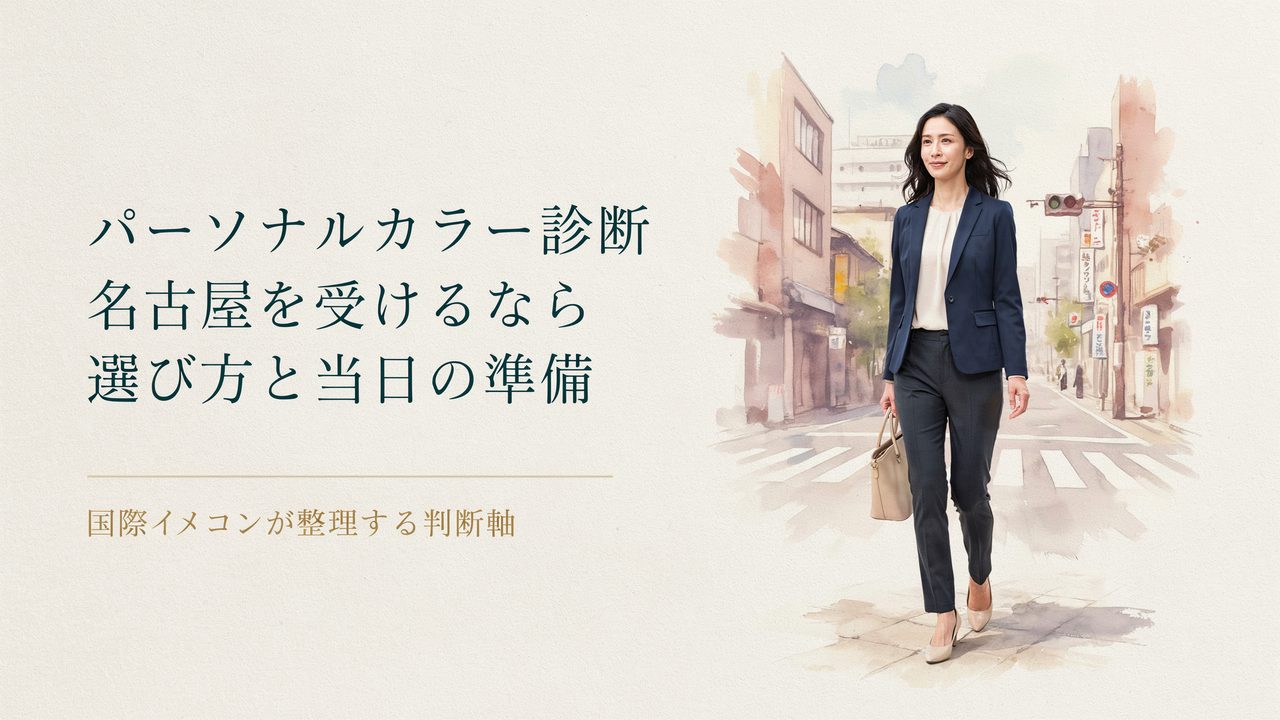 パーソナルカラー診断 名古屋を受けるなら|選び方と当日までの準備