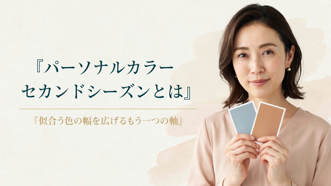 パーソナルカラー「セカンドシーズン」とは|似合う色の幅を広げるもう一つの軸