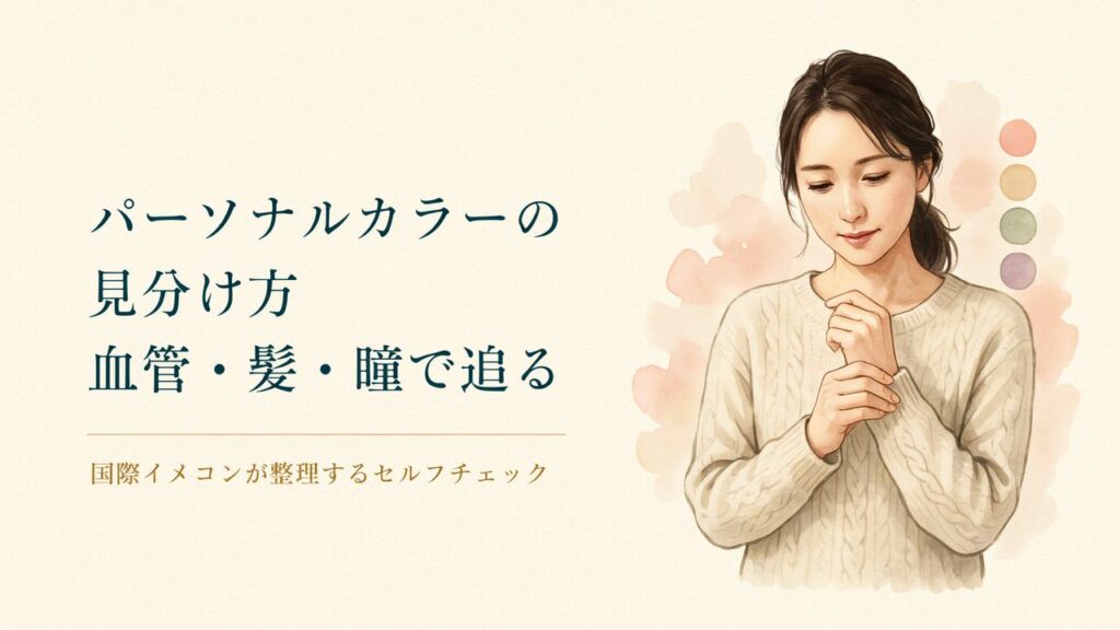 パーソナルカラーの見分け方