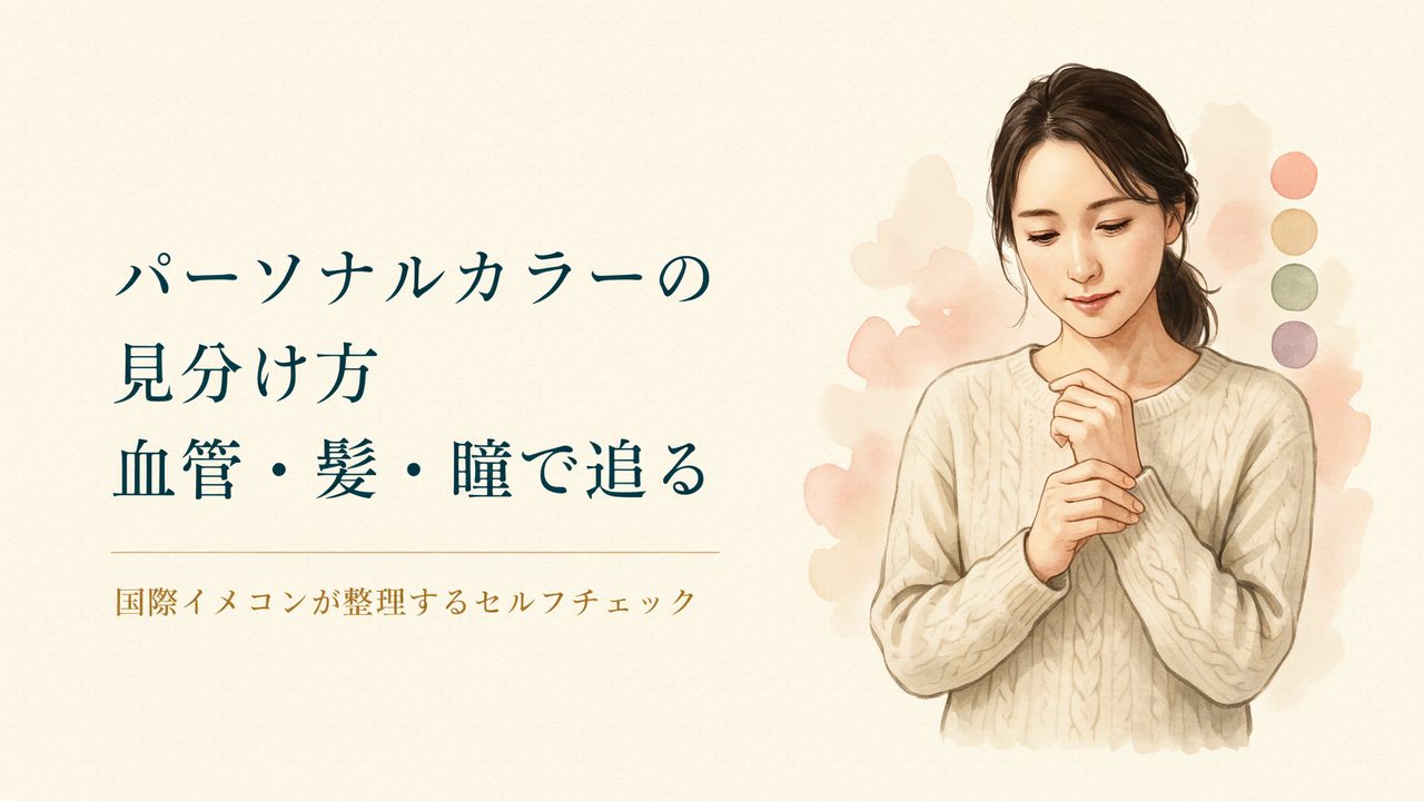パーソナルカラーの見分け方