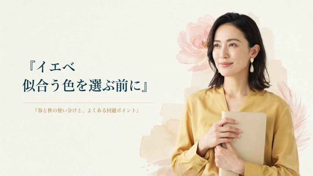 イエベ 似合う色のサムネ