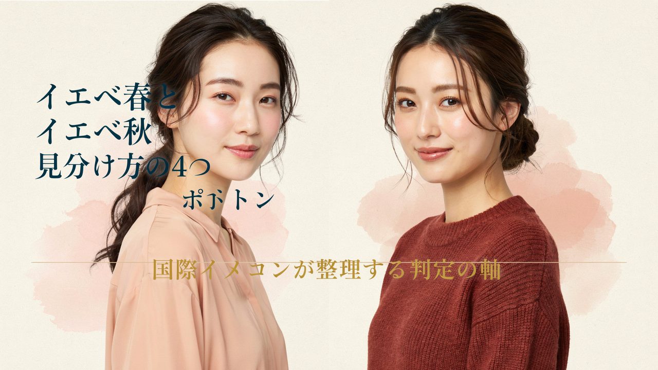 イエベ春とイエベ秋の見分け方